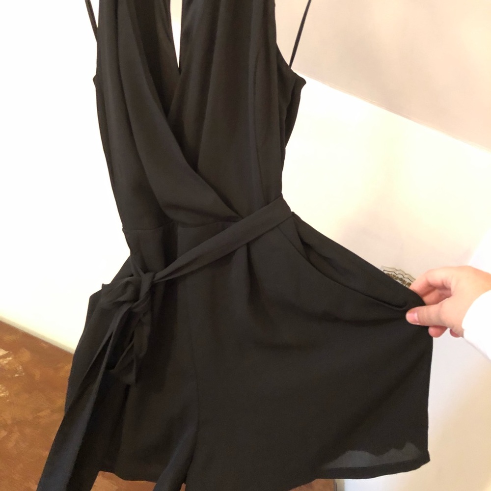 Black Express Romper